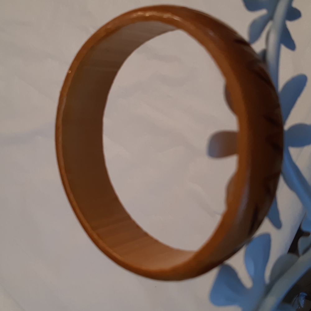Vintage Jamaica Wood Bracelet - Picture 5 of 5